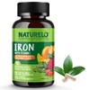 NATURELO NATURELO Vegan Iron Supplement with Vitamin C and Organic