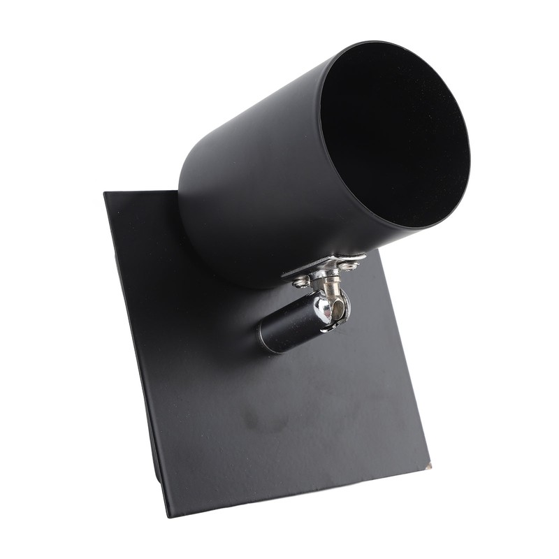 Black GU10 Bulb Holder Modern Lamp Base Metal Light Socket