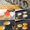 4pcs Pancake Rings Baking Ring Pastry Rings Muffin Cooking Rings