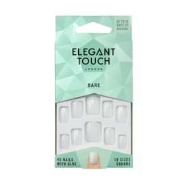 Elegant Touch - Bare Nails (was totally bare) - Square Shape