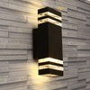 LANFU LED Wall Sconce Waterproof Porch Light 12W, (Upgrade Dusk