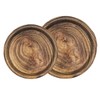 MaitianGuyou Wood Grain Paper Plates Includes 40Pcs 7 Inch and