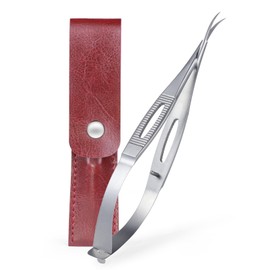 XGIZMOO Cuticle Scissors Extra Fine Curved Professional Ultra Sharp Precise Pointed Tip Cuticle Trimmer Cutter for Hang Nails,Eyebrow,Eyelash,and Dry Skin