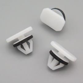 VVO Fasteners- White Plastic Rear Wheel Arch Flares & Moulding Trim Clips for Ford Transit Connect, (Pack of 10)