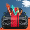 AUQDD 6-Layers Premium Sedan Car Cover Waterproof All Weather Weatherproof