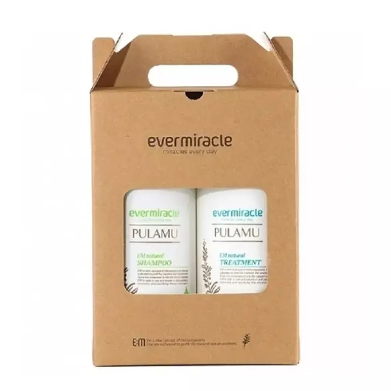EM 풀라무 내추럴 샴푸 트리트먼트 세트 EM Pullamu Natural Shampoo