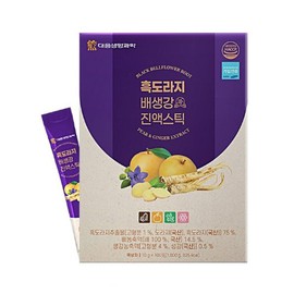 Daewoong Bioscience 대웅 흑도라지 배 생강 진액 스틱 10ml 100포 Daewoong Black Bellflower Pear Ginger Extract Stick 10ml 100 Packs