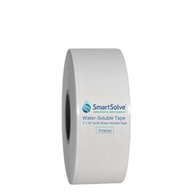 SmartSolve Water-Soluble Tape | 1” x 30 Yards | Dissolves Quickly in Water | Self Adhesive | Mask for Hydrographics & Double Dipping | Crafts & Labels | Biodegradable | Eco-Friendly
