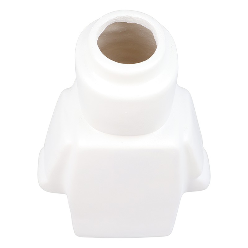 Little Robot Flower Vase Entryway Ornament Resin Flower Vase Decoration