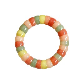 Decixde Fidget Bodhi Bracelet for Women Natural Bodhi Seeds Beaded Bracelets Anxiety Fidget Protection Healing Stretch Bracelet Anxiety Relief Jewelry (Colorful)