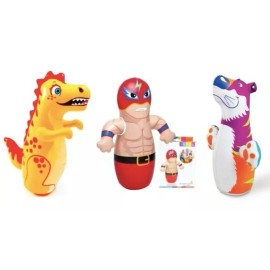 Intex Paquete Muñecos Inflables Tigre,dragón Y Luchador Para Niños