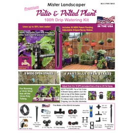 Mister Landscaper Patio & Potted Plant Drip Watering Kit