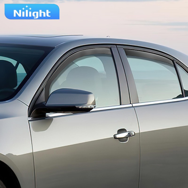 Nilight in-Channel Window Visors for Malibu 2016 2017 2018 2019