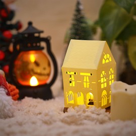 GLOBLELAND 3D House Cutting Dies House Embossing Stencil Template Carbon Steel Die Cutting Template Metal Crafting Dies Cutting for Card Making Scrapbooking Photo Album Decor