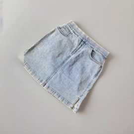 JAG Women's On The Go Mid Rise Denim Skort Size 6 Silver Lake Pull on NWT! $58