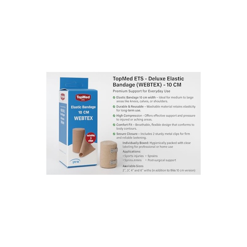 Deluxe Elastic Bandage (5 cm 2 inch)