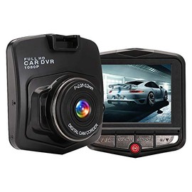 LT2CP GDash Cam with 1080P Full HD Night Vision, G-sensor, Loop Recording, Motion Detection and Parking Monitor - Car Camera DVR for Dashboard Recording with Front Dash Cam for Cars