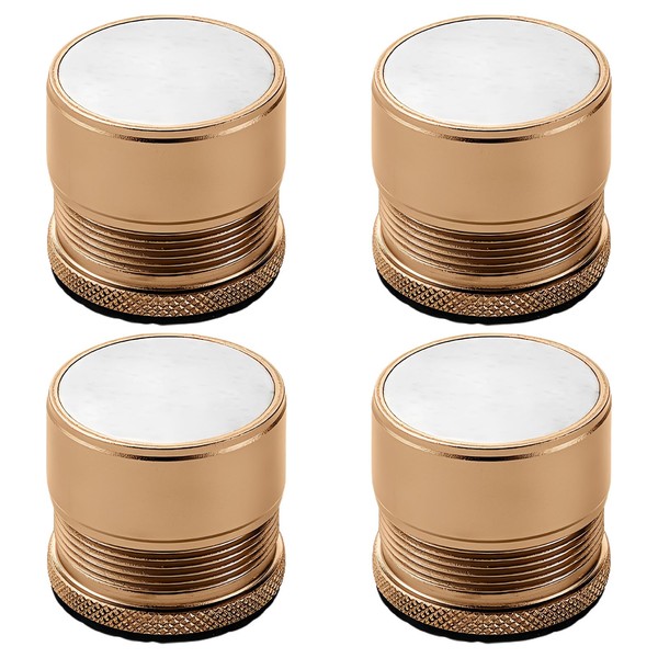 KMERCE Set of 4 Adjustable Metal Furniture Riser Bed Feet