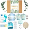HOME SPA Relaxation Gift for Women, Self Care Pamper Hamper,