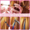 Children's Hair Strands, Colourful Hair Strands for Braiding and Cliping,