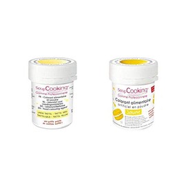 2 Powdered Food colorings - Pastel Yellow-Yellow