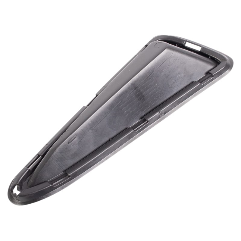 TRQ Front Left Fog Light Hole Cover Black Drivers Side