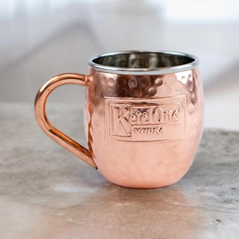 Ketel One Hammered Copper Mule Mug - Stainless Steel Lined