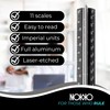 NOKKO 12 Inch Architectural Scale Ruler - Imperial Measurements, Professional