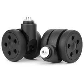 Vivikivi Pack of 2 Suitcase Wheels Replacement Wheels 50 mm Replacement Wheels Replacement Luggage Wheels Suitcase Replacement Wheels with Screws Repair Element (LN-5)