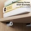 Pack of 20 Shelf Brackets, Shelf Brackets, Shelf Brackets, Screws