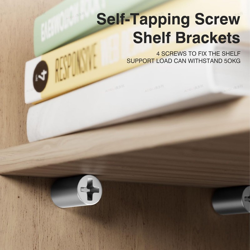 Pack of 20 Shelf Brackets, Shelf Brackets, Shelf Brackets, Screws