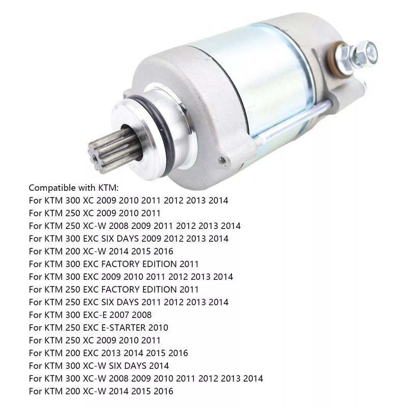 SOARIDER Starter Motor with Bendix for KTM 250 300 XC