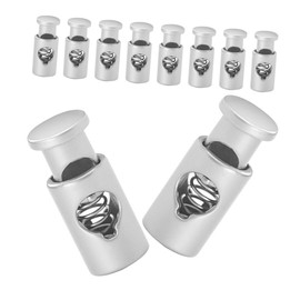 Levemolo 10Pcs Durable Metal Fixing Buckles for Skewers Small Nonskid Clips for BBQ Reusable Tools for Grilling Secure Cooking Experience for Outdoor Picnics and Camping