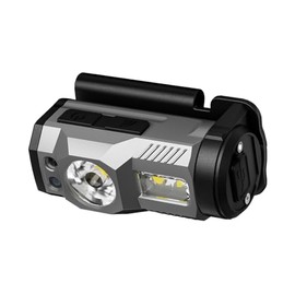 WARSUN EDC Flashlight, LED Flashlight Rechargeable, Keychain Flashlight, Portable Light, Water Resistant, Lightweight & Durable, for Emergencies, Camping, Hiking, and Daily Use (White)