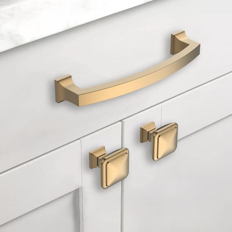 Asidrama 6 Pack 5 Inch(128mm) Hole Centers Champagne Bronze Kitchen