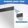PATIKIL 1/16" Rubber Edge Trim, 10 ft Flexible U Channel