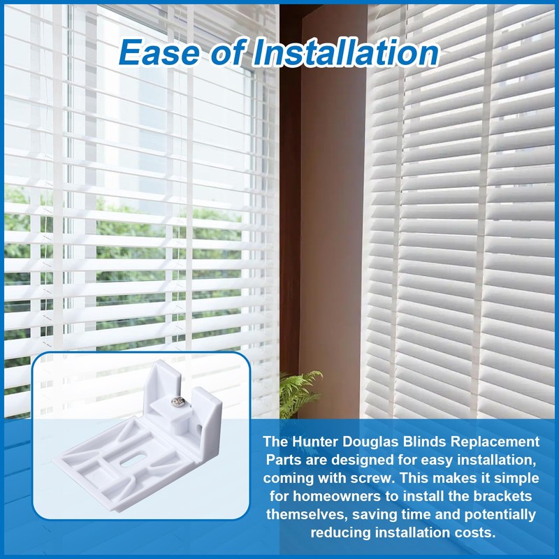 3/4" Blinds Shade Bracket for Hunter Douglas Duette Bracketm,Blind Mounting