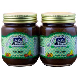 Amish Wedding No Sugar Added Fig Jam 9oz (Pack of 2)
