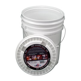 Bucket Kit, 5 Gallon Bucket with White Gamma Seal Screw-on Threaded lid