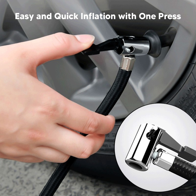 Cordless Tire Inflator Digital Display Automatic Stop 120W Pump for