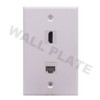 Kework 2 Ports Wall Plate, 1 Port 4K@60Hz HDMI 1