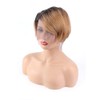 BLISSHAIR Short Pixie Cut Bob Wig Straight Human Hair Glueless