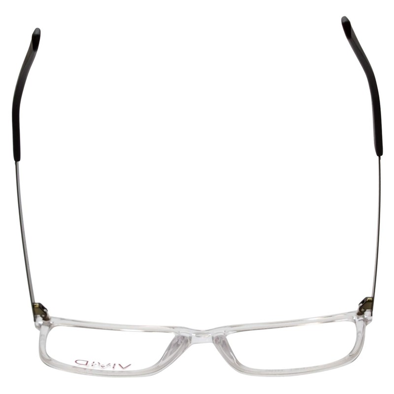 Vivid Designer Reading Eye Glasses 891 in Glossy Crystal Clear