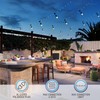 LEONLITE LED Outdoor String Lights 48FT Valentine's Day Decoration, Clear
