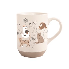 Fringe Studio "PENCIL CATS Stoneware New York Mug, PetShop Collection (429071)