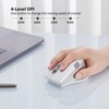 INFINMIND Wireless Computer Bluetooth Mouse with Intelligent Flying Scroll, Ergonomic