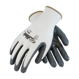 G-Tek NPG 34-225/M Seamless Knit Nylon Glove with Nitrile Coated Smooth Grip on Palm and Fingers