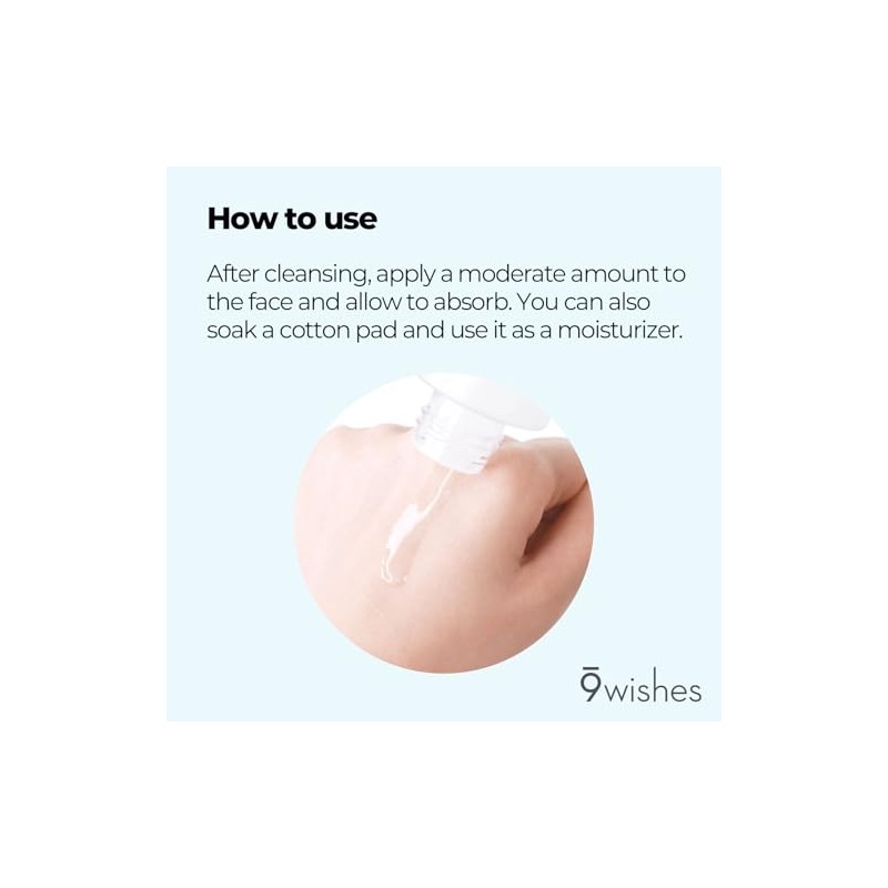 [9wishes] Hydra Ampule Toner 5.1Fl. Oz, 150ml Powerful Hydration with