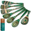Wooden Spoons for Cooking, 7 Pcs Pakkawood Wooden Kitchen Cooking
