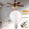 SerBion 40 Watt Light Bulbs E12 Candelabra Base 120Volt Round